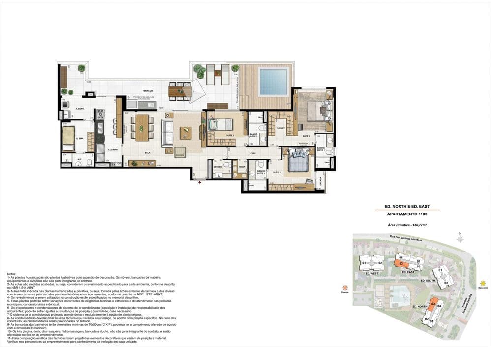 planta do imóvel Latitud Condominium Design  em Barra da Tijuca no rio de janeiro id:0