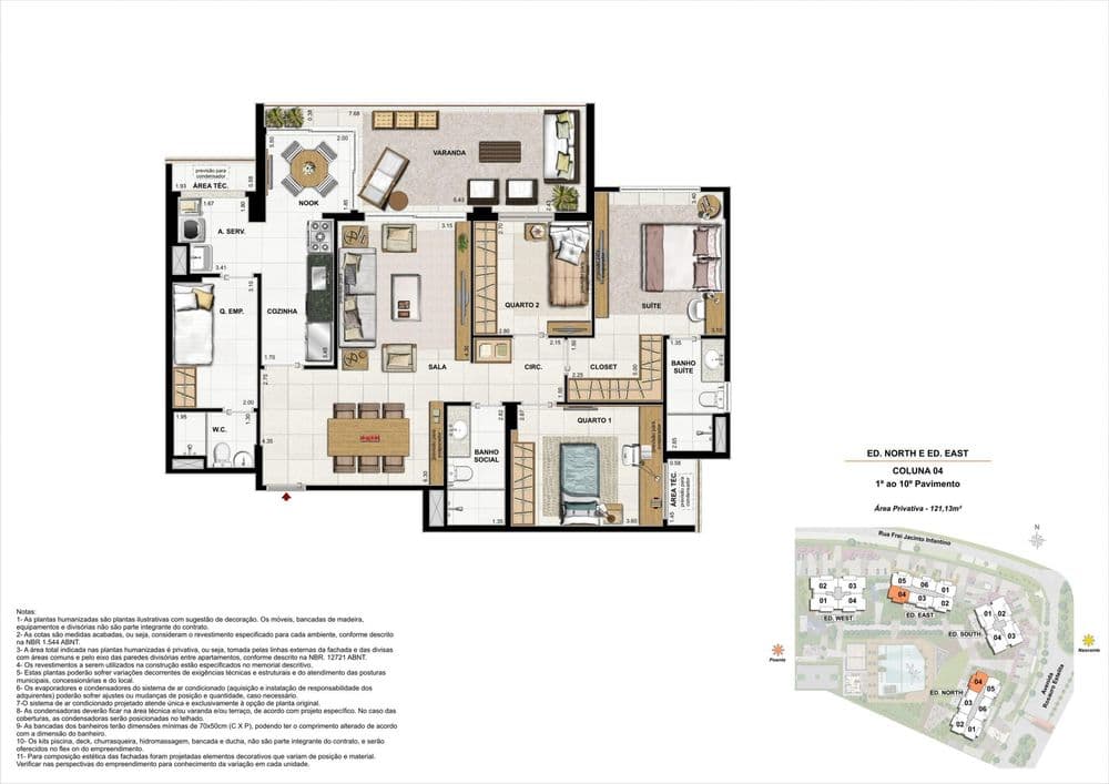 planta do imóvel Latitud Condominium Design  em Barra da Tijuca no rio de janeiro id:2