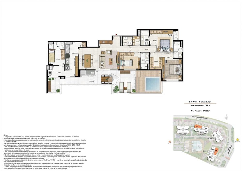 planta do imóvel Latitud Condominium Design  em Barra da Tijuca no rio de janeiro id:5